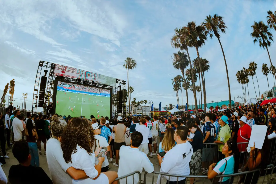 Venice Beach World Cup 2026 Fanzone. Credit: Amandala Photography