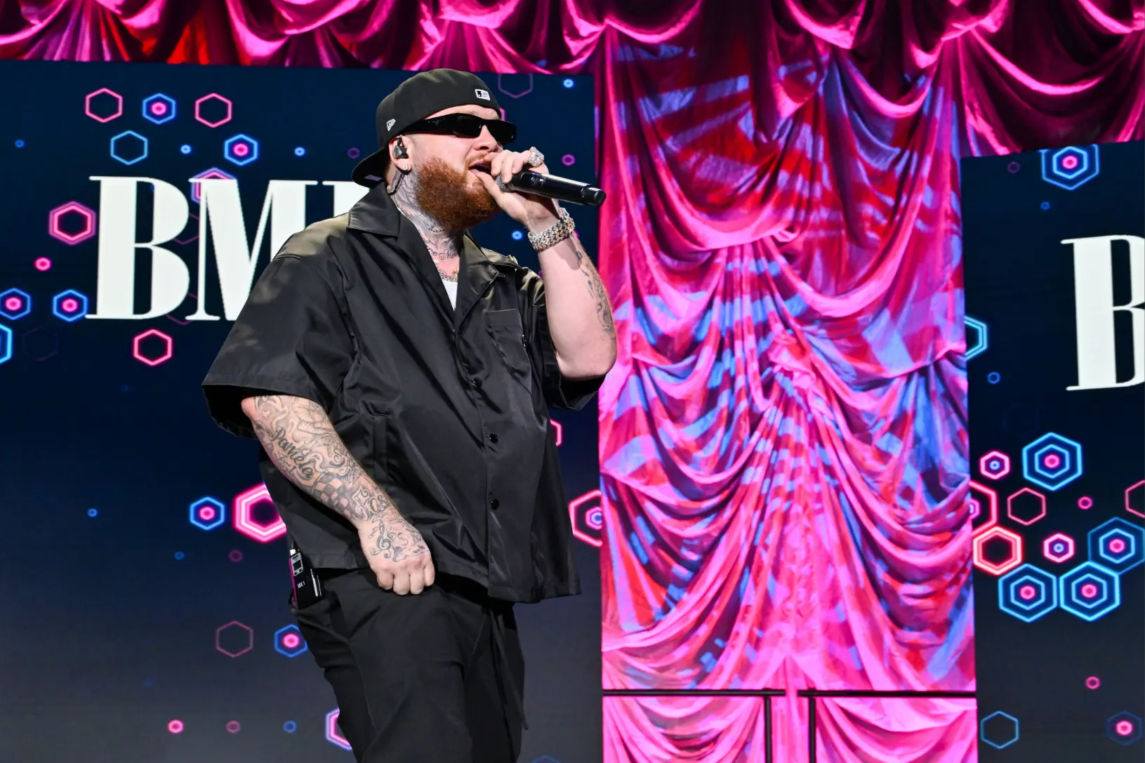 Belly Gang Kushington performs during the 2026 BMI R&B/Hip-Hop Awards (Photo by Lester Cohen/Getty Images for BMI)