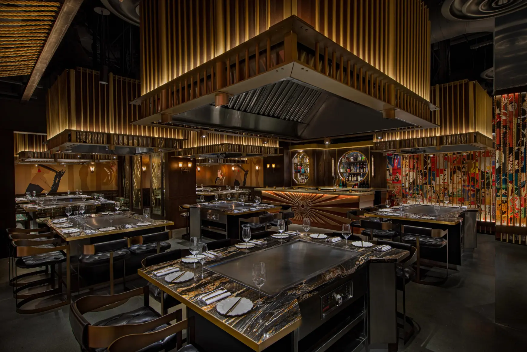 Maison Kasai Restaurant at Level 8 DTLA. Photo Credit: Michael Kleinberg