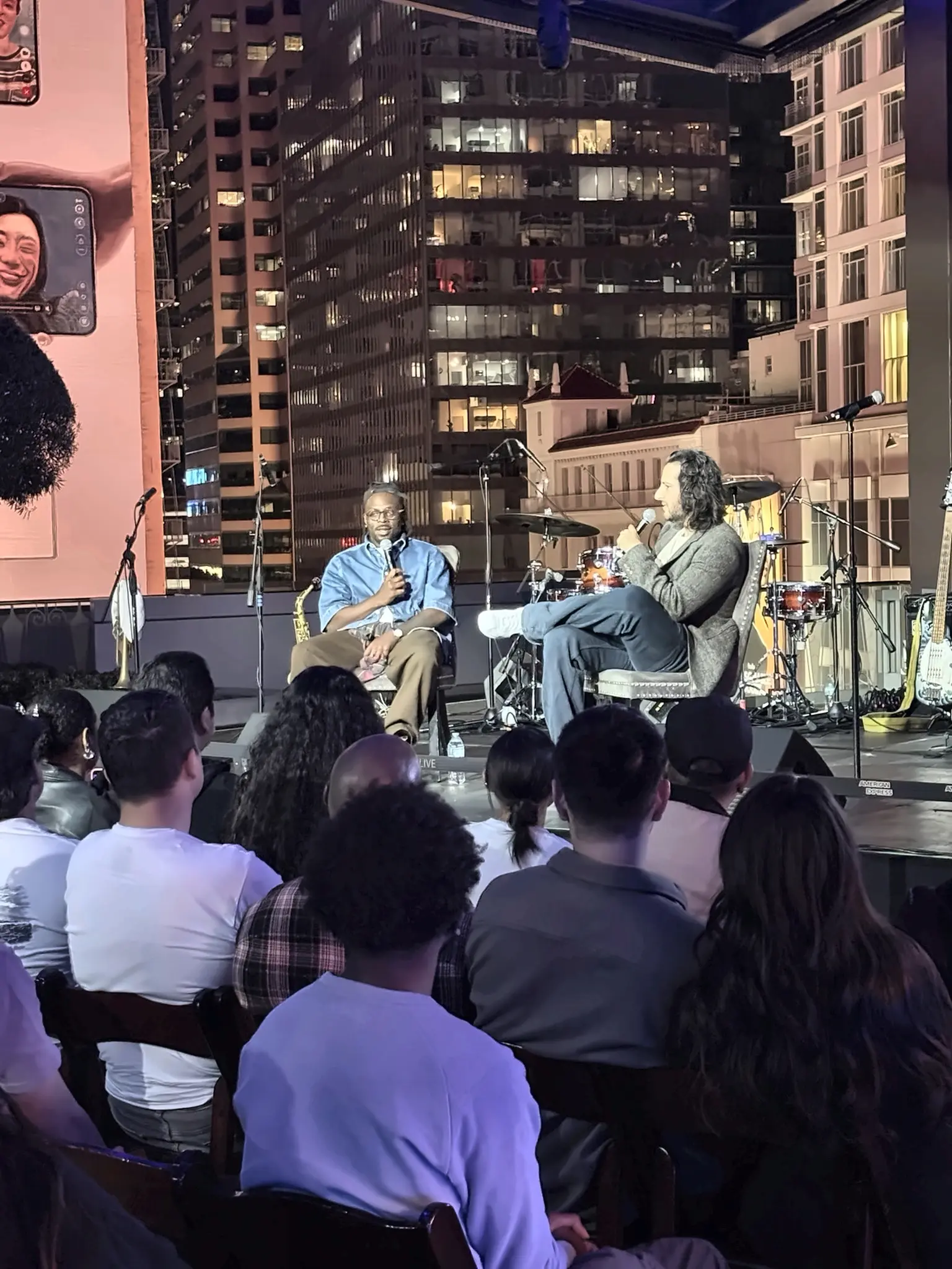 Isaiah Rashad & Jeff Weiss at the Grammy Museum