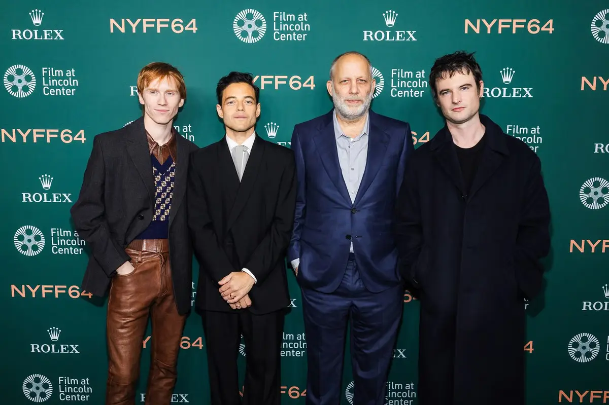 Luther Ford, Rami Malek, Ira Sachs and Tom Sturridge at The Man I Love New York Premiere