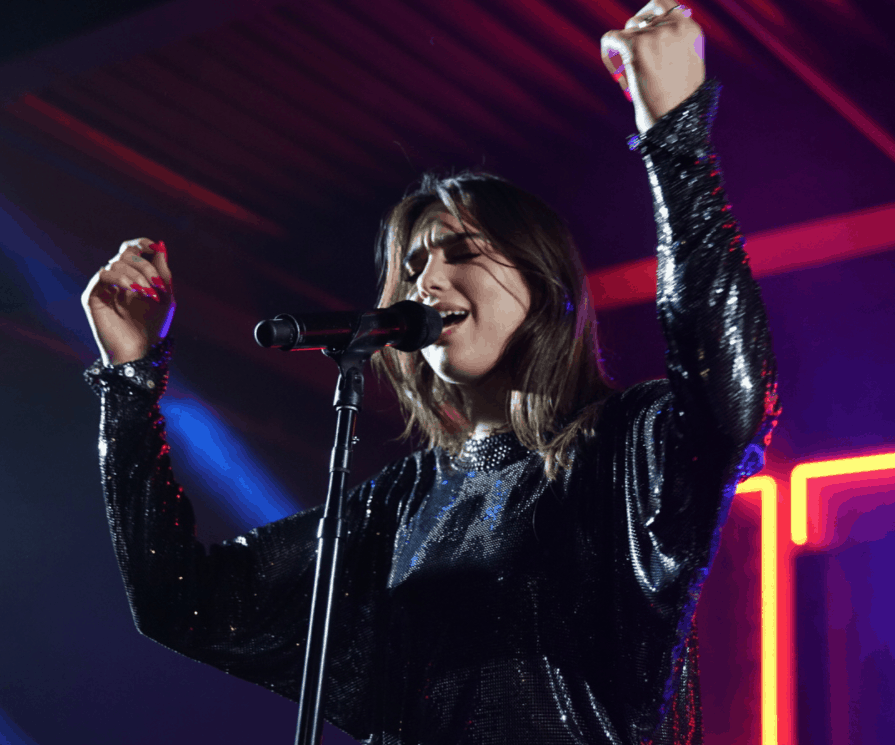 Dua Lipa Performs First Show of 2018 at Mastercard House - The Knockturnal