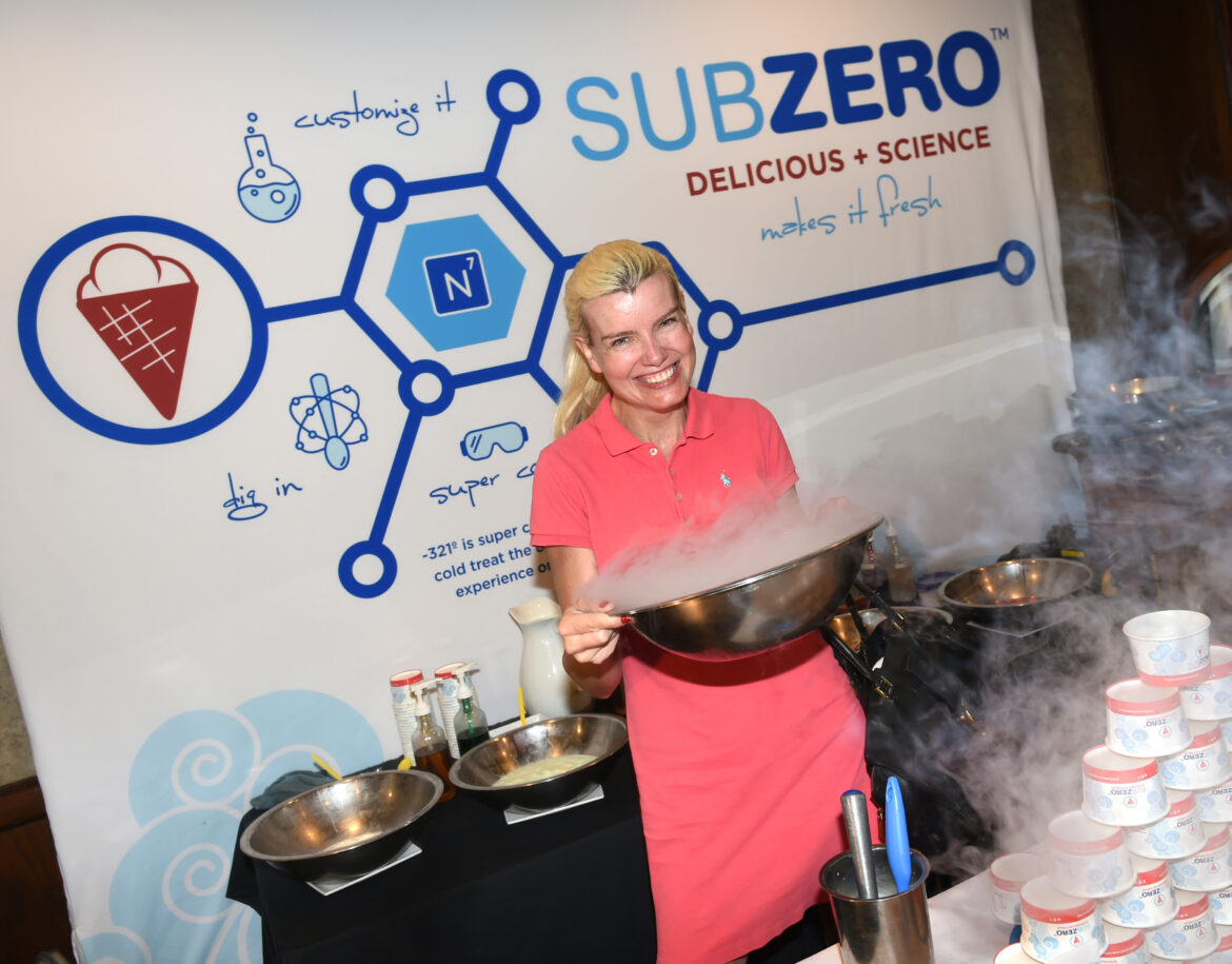 Eugenia Kuzmina with Sub-Zero Ice Cream