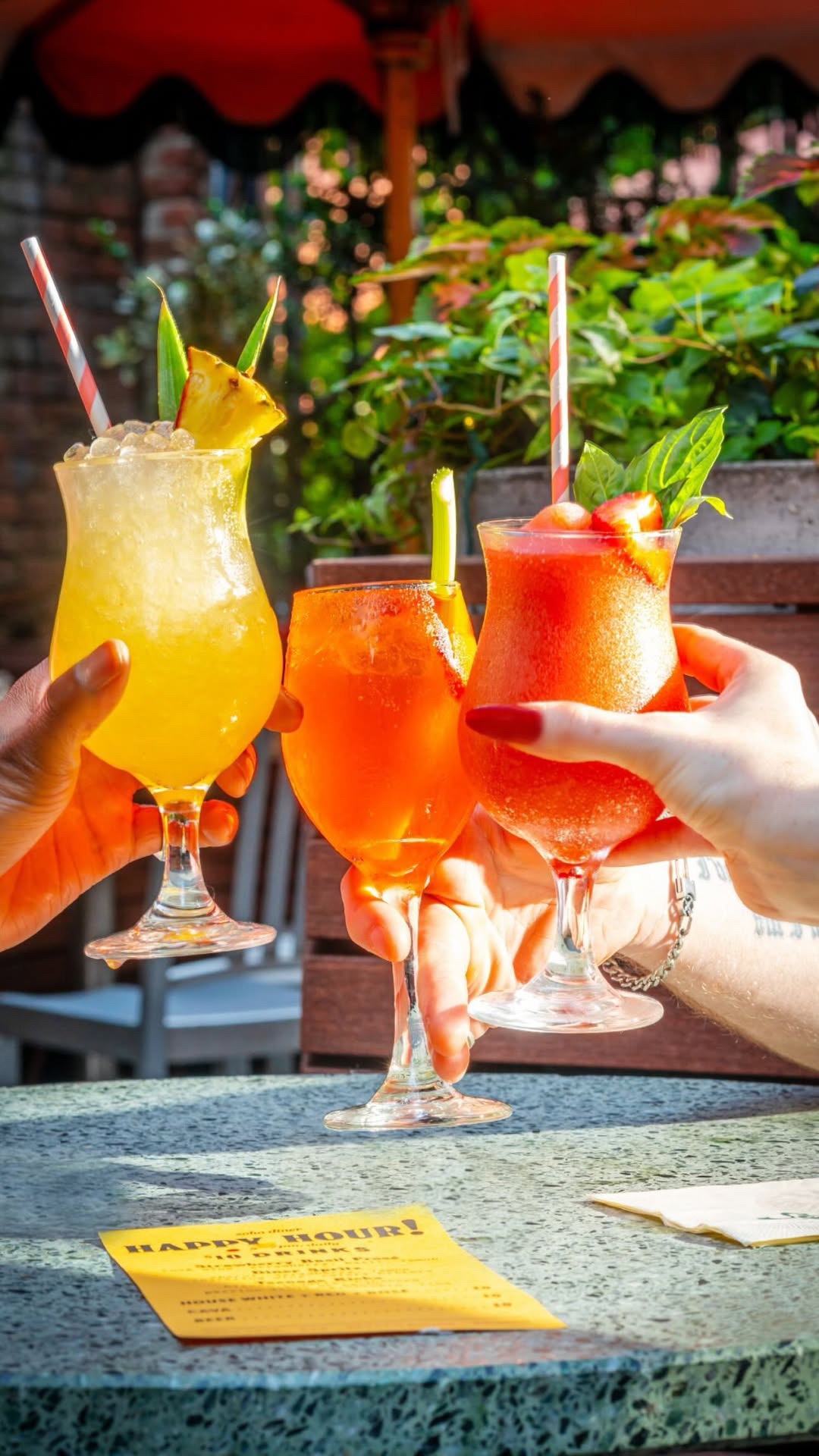 A Trio of Soho Diner cocktails