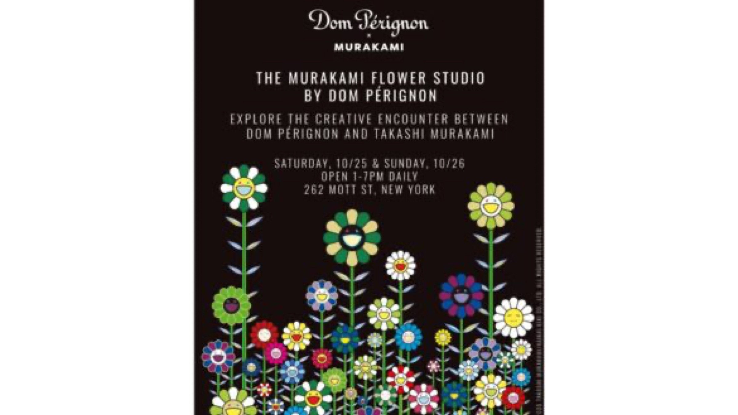 Murakami.Flower #1390 五重塔 Dom Pérignon Unveils the Murakami Flower Studio in SoHo, NYC - The