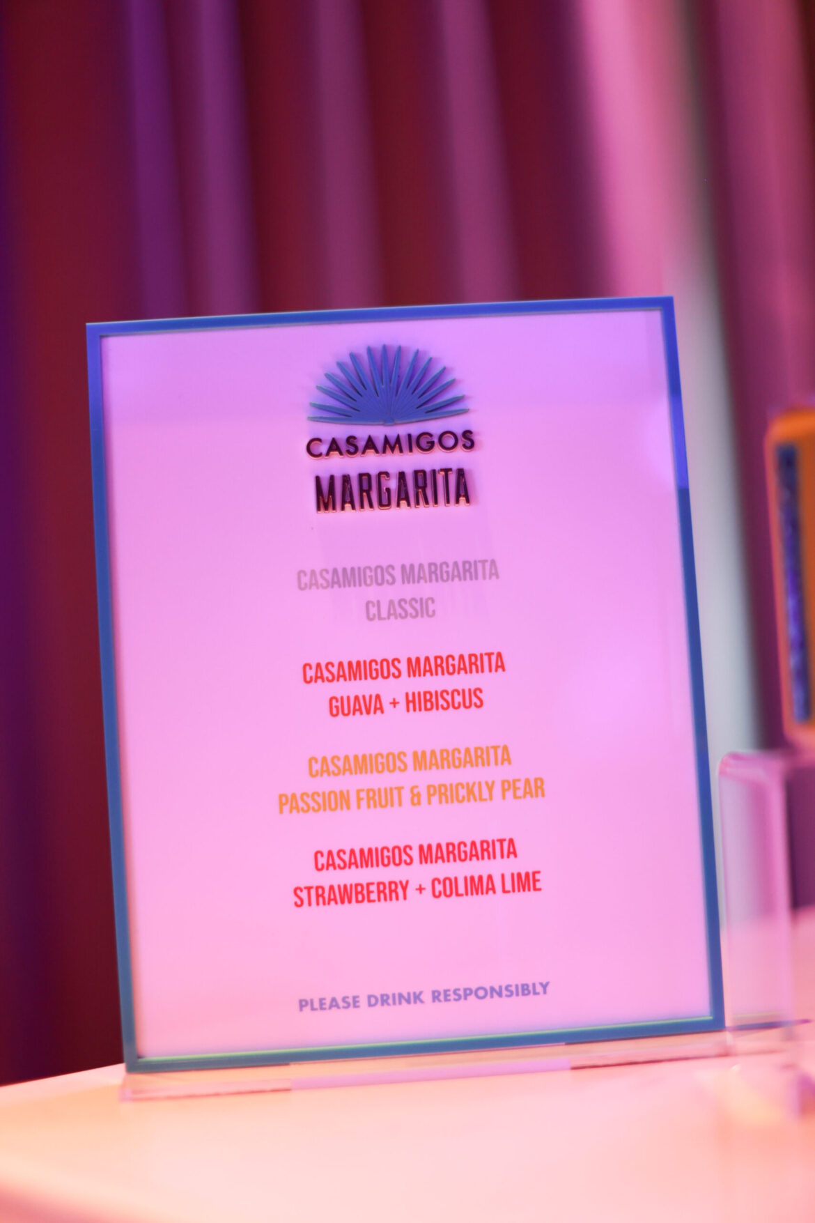Casamigos Margaritas menu