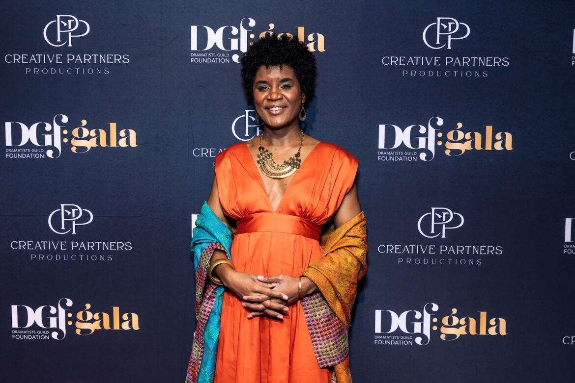 DGF Gala Honoree Chisa Hutchinson arrives at the 2025 Dramatists Guild Foundation Gala_Photo Credit Rebecca J. Michelson