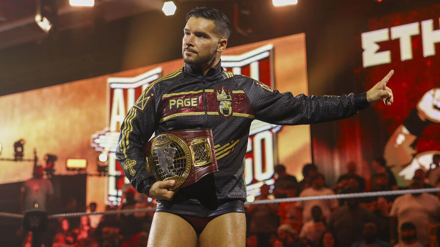 Ethan Page as the NXT North American Champion